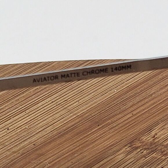 Randolph Engineering Sunglasses Frame ONLY Aviator Mens Matte Chrome 140MM - Picture 8 of 9